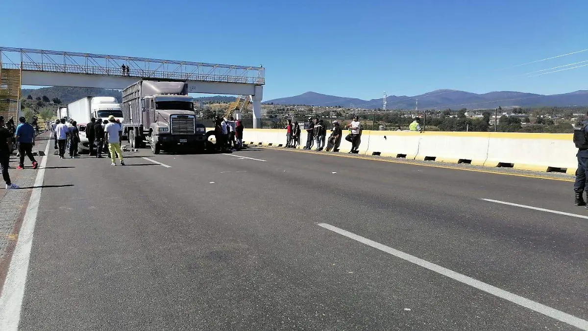 Cierre de autopista